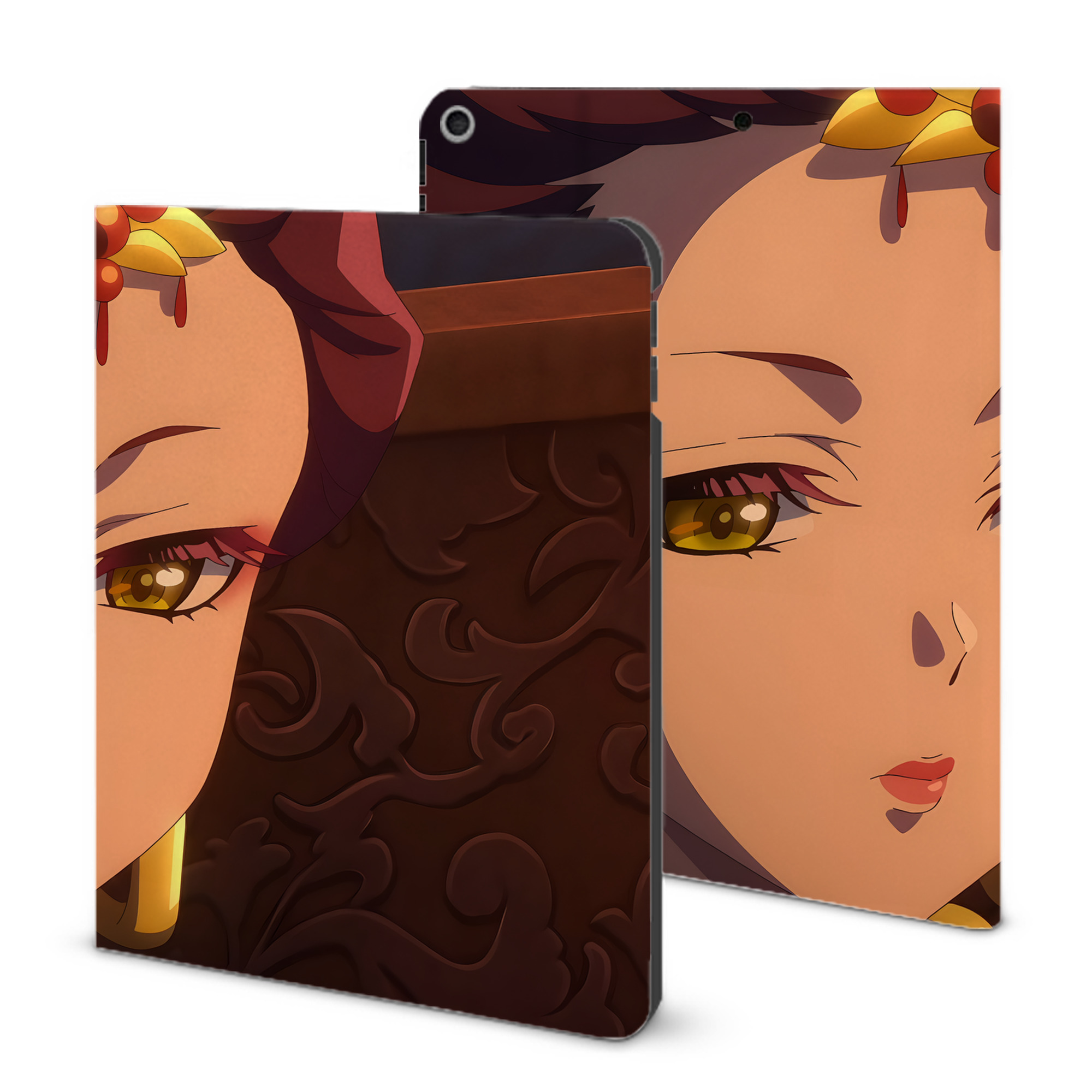 （画像用） 薬屋のひとりごと The Apothecary Diaries IPad ケース ブック型 PUレザー TPU 耐衝撃 軽量 薄型 ペン収納なし 全面保護 IPad 各モデル対応